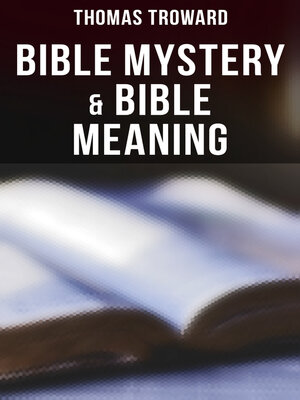 cover image of Bible Mystery & Bible Meaning